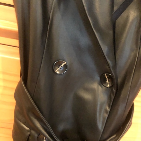 NWOT Zara Sleeveless Leather Vest - Picture 5 of 12